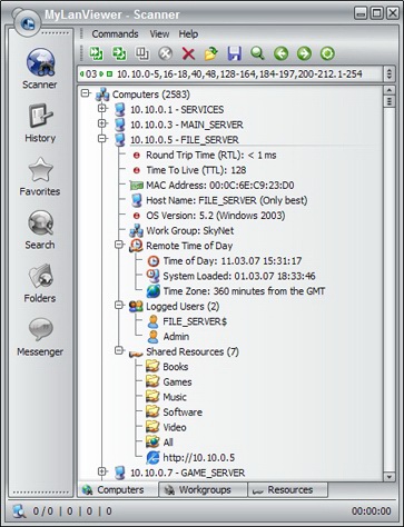 Click to view MyLanViewer Network/IP Scanner 4.11.0 screenshot
